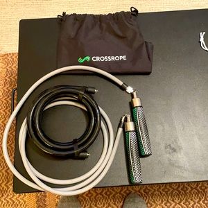 Crossrope weighted jump ropes.